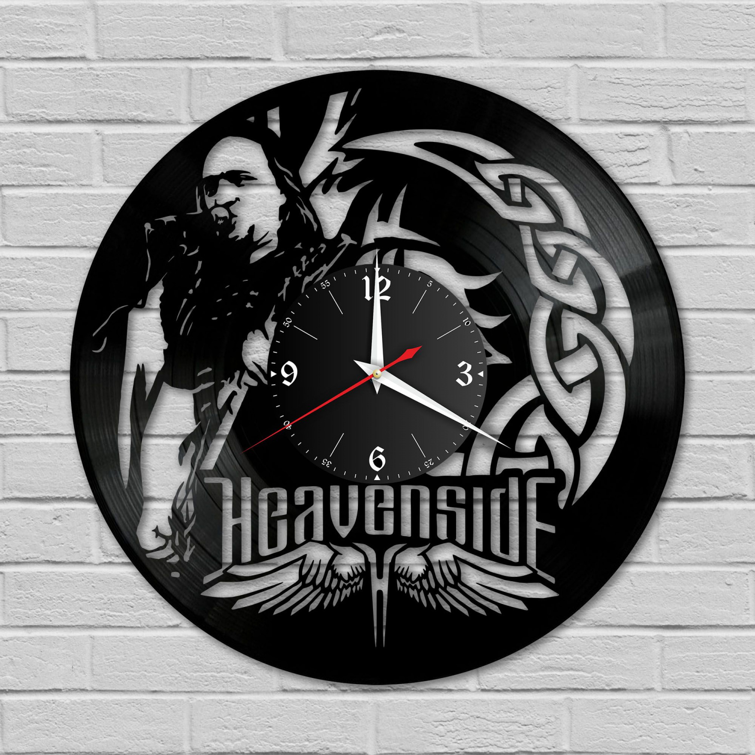 Часы настенные "группа Heavenside" из винила, №1 VC-10016