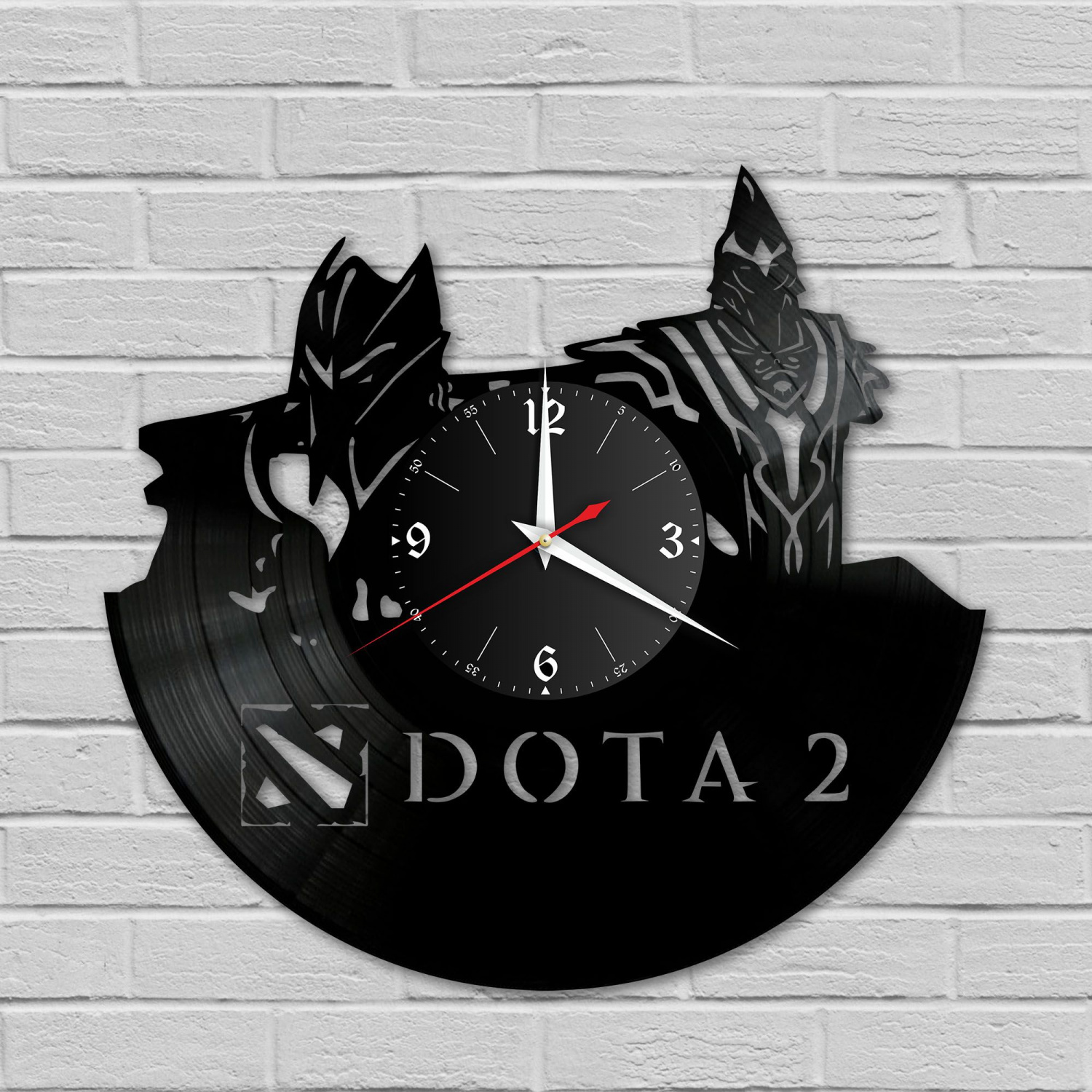Часы настенные "Дота (DOTA)" из винила, №1 VC-10570