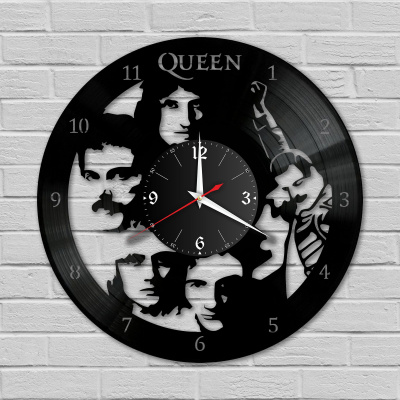 Часы настенные "группа Queen" из винила, №5