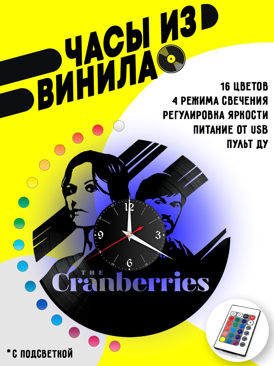 Часы с подсветкой The Cranberries VC-10169-PREM