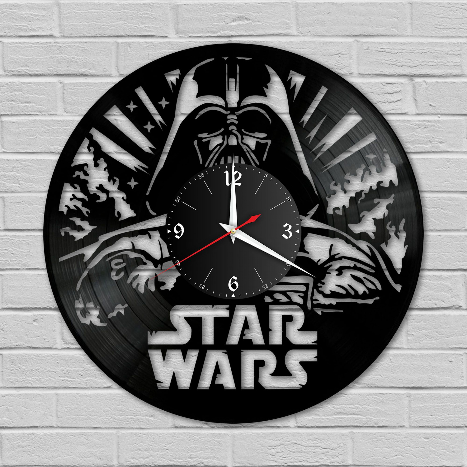 Часы настенные "Звездные Войны (Star Wars)" из винила, №3 VC-10326