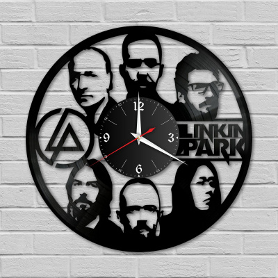Часы настенные "группа Linkin Park" из винила, №5