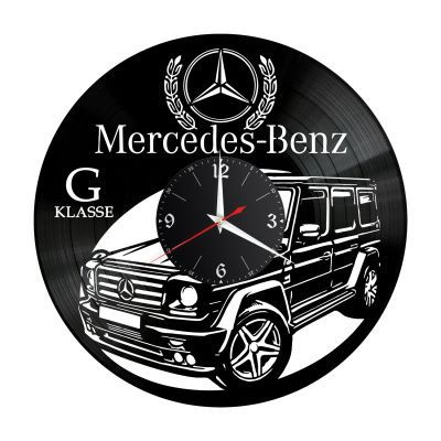 Часы настенные "Гелик (Mercedes G-Class)" из винила, №8