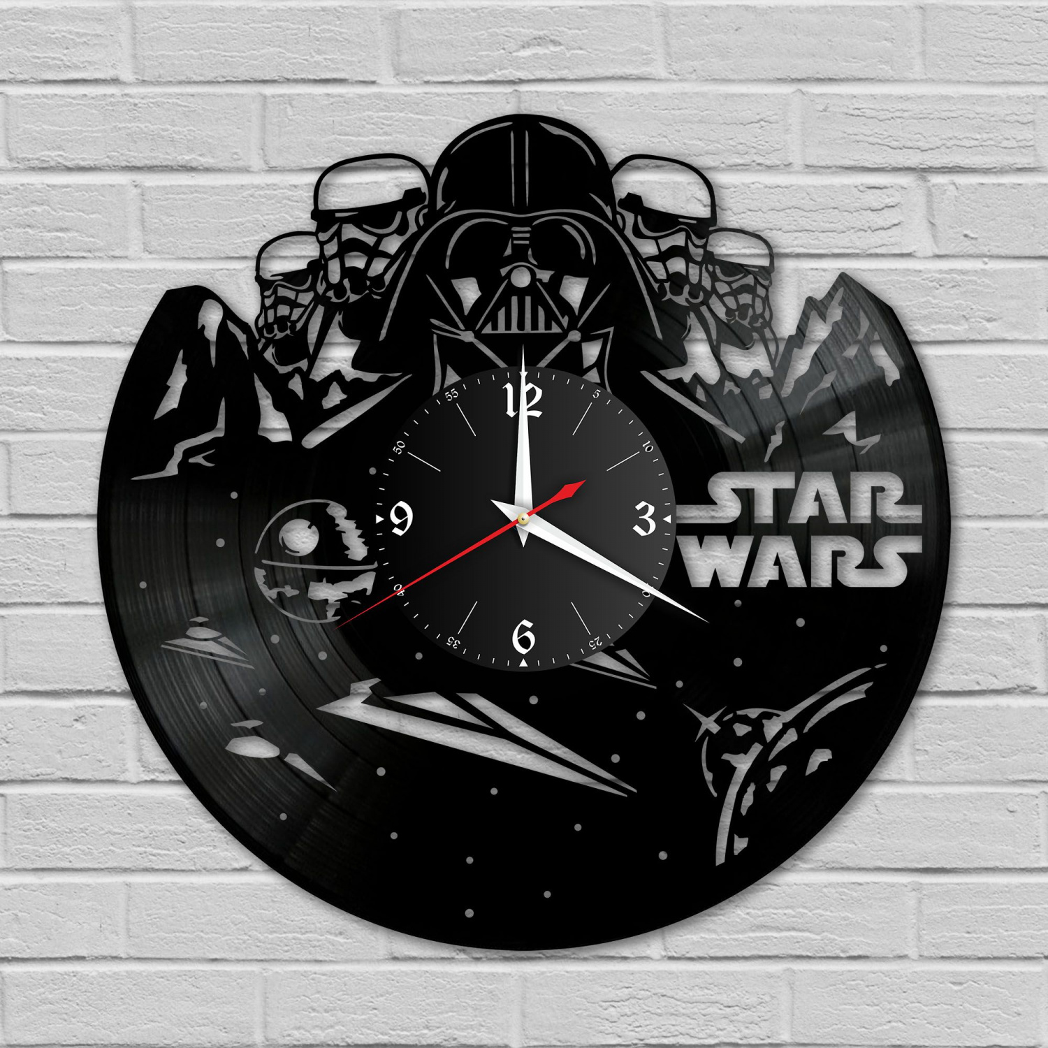 Часы настенные "Звездные Войны (Star Wars)" из винила, №2 VC-10325