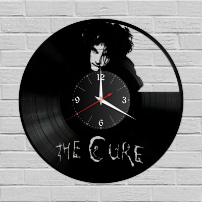 Часы настенные "Группа Cure" из винила, №R1