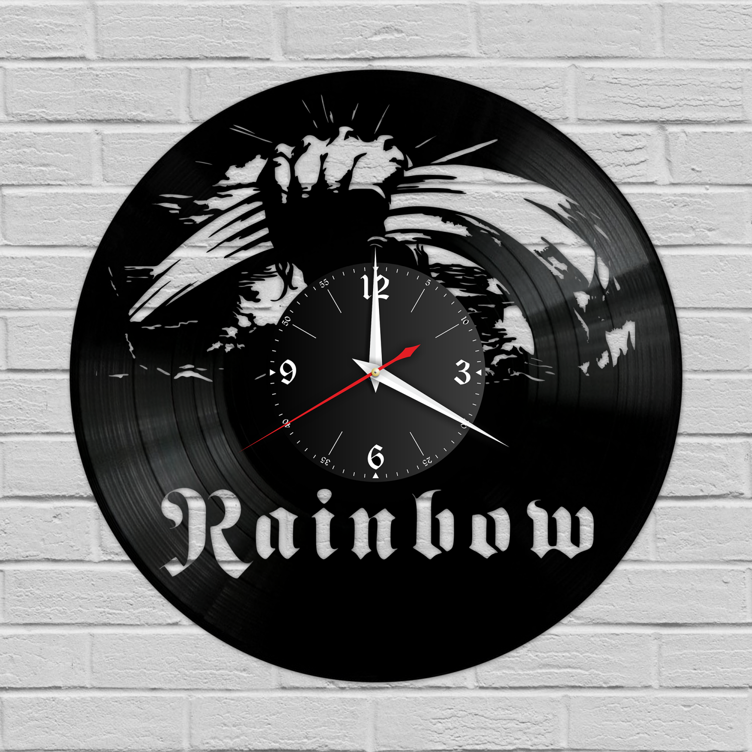 Часы настенные "Rainbow" из винила, №1 VC-12101