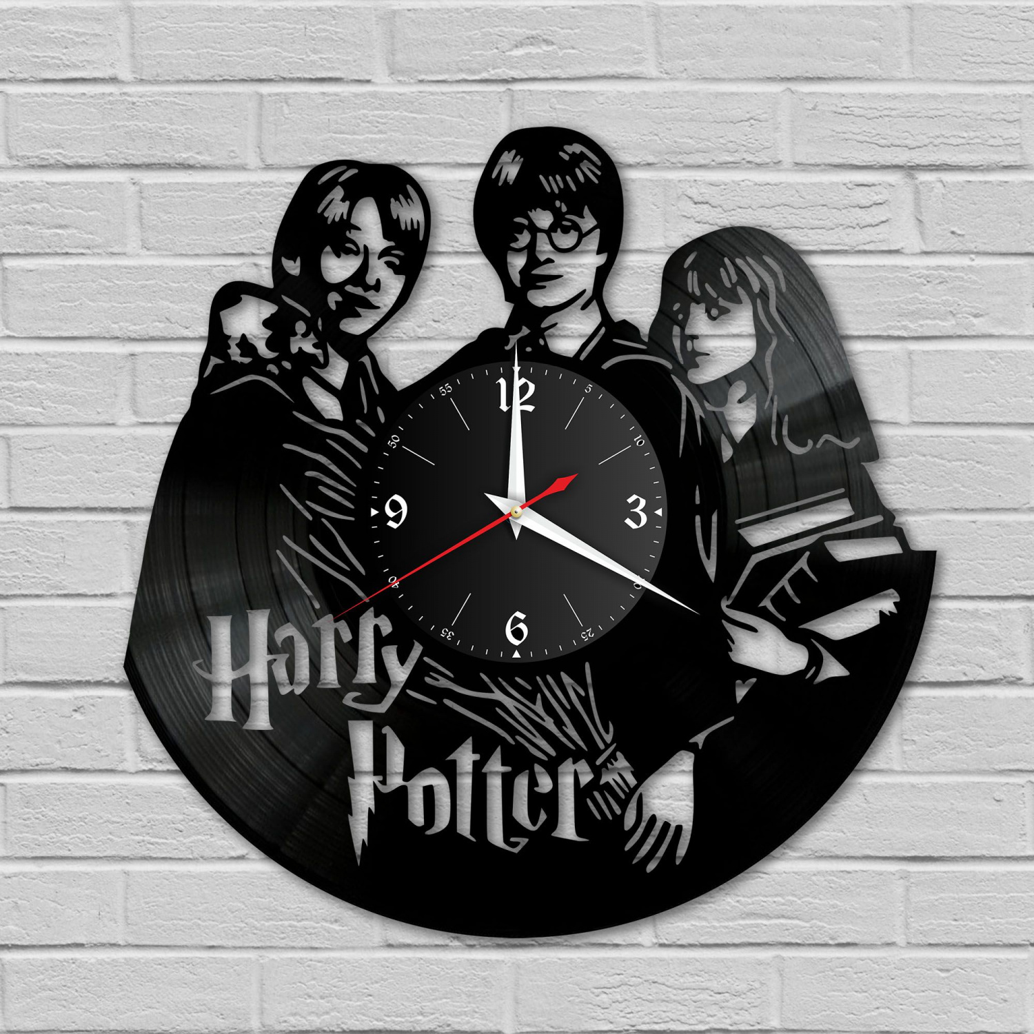Часы настенные "Гарри Поттер" из винила, №2 VC-10357