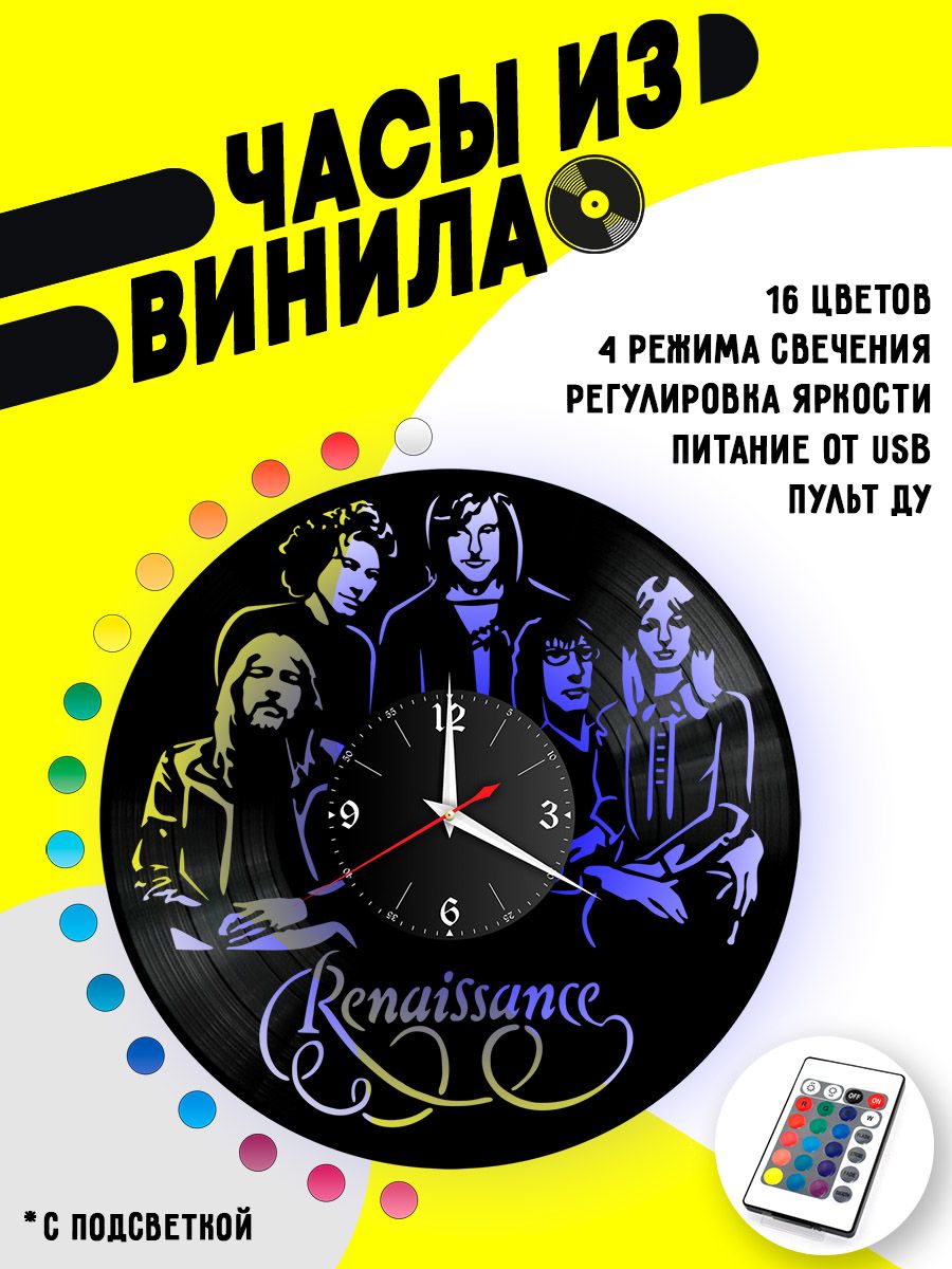 Часы с подсветкой Renaissance / ренессанс VC-10152-PREM