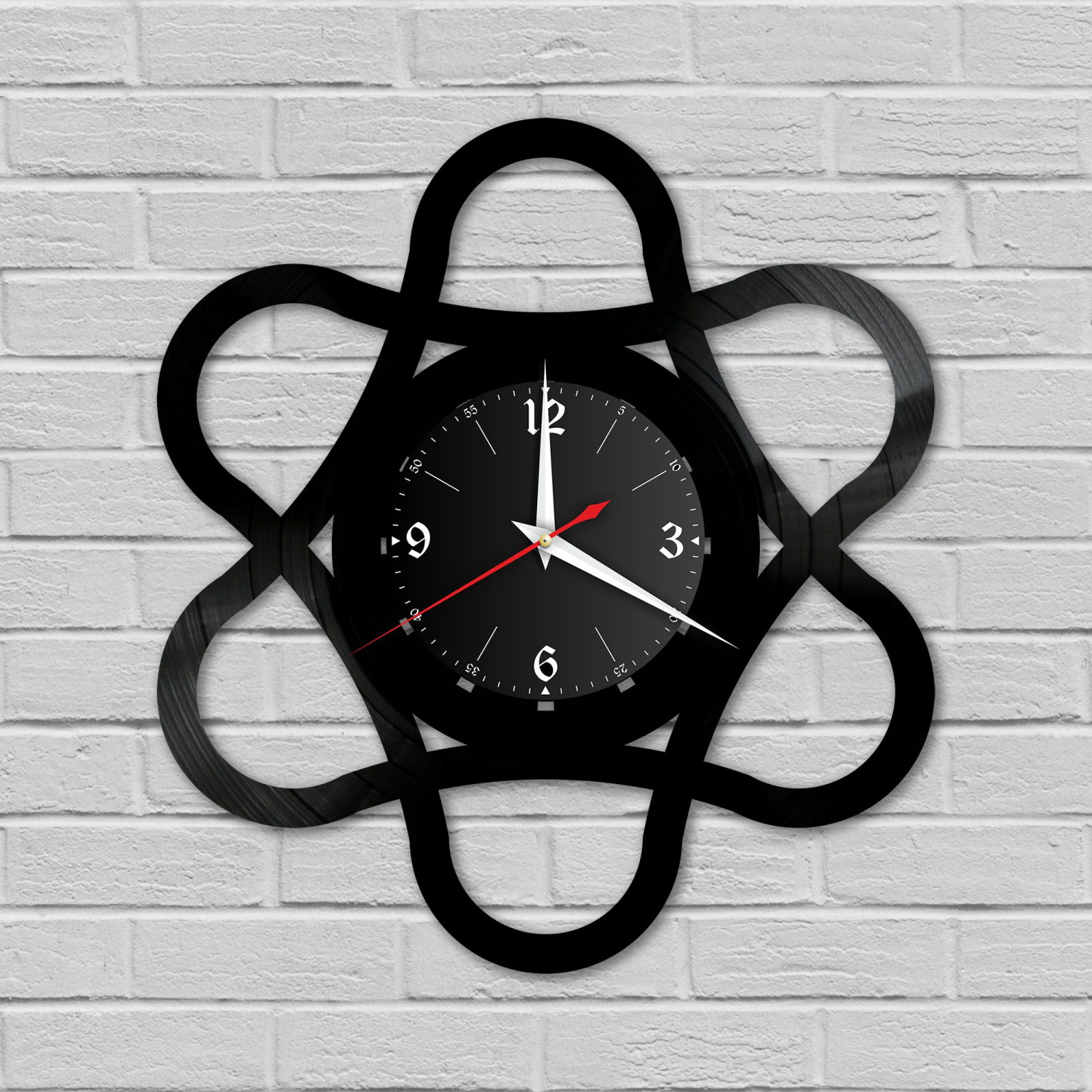 Часы настенные "Декор" из винила, №6 VC-12023