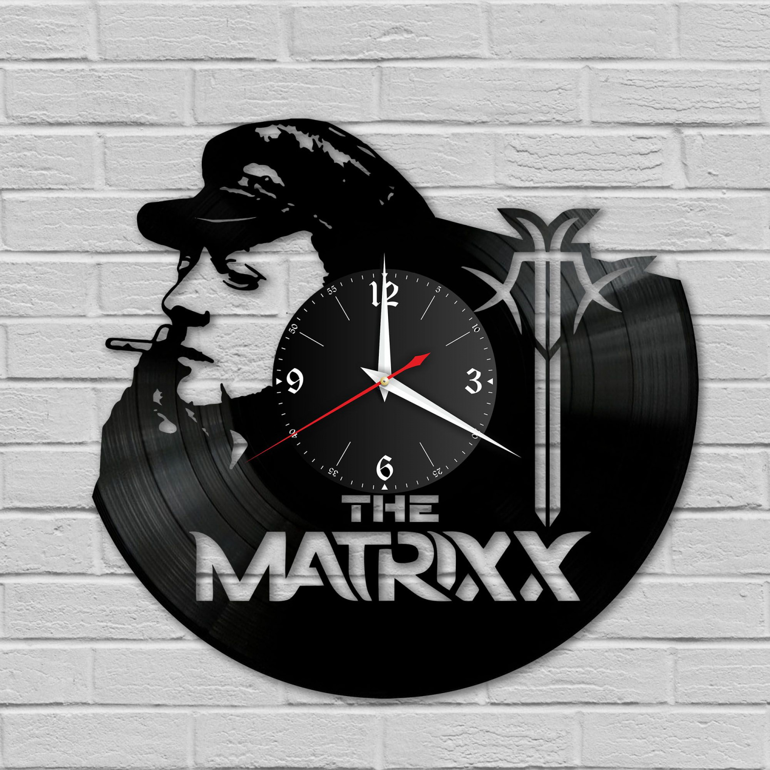 Часы настенные "группа The Matrixx" из винила, №2 VC-10007