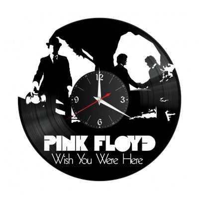 Часы настенные "Группа Pink Floyd" из винила, №2