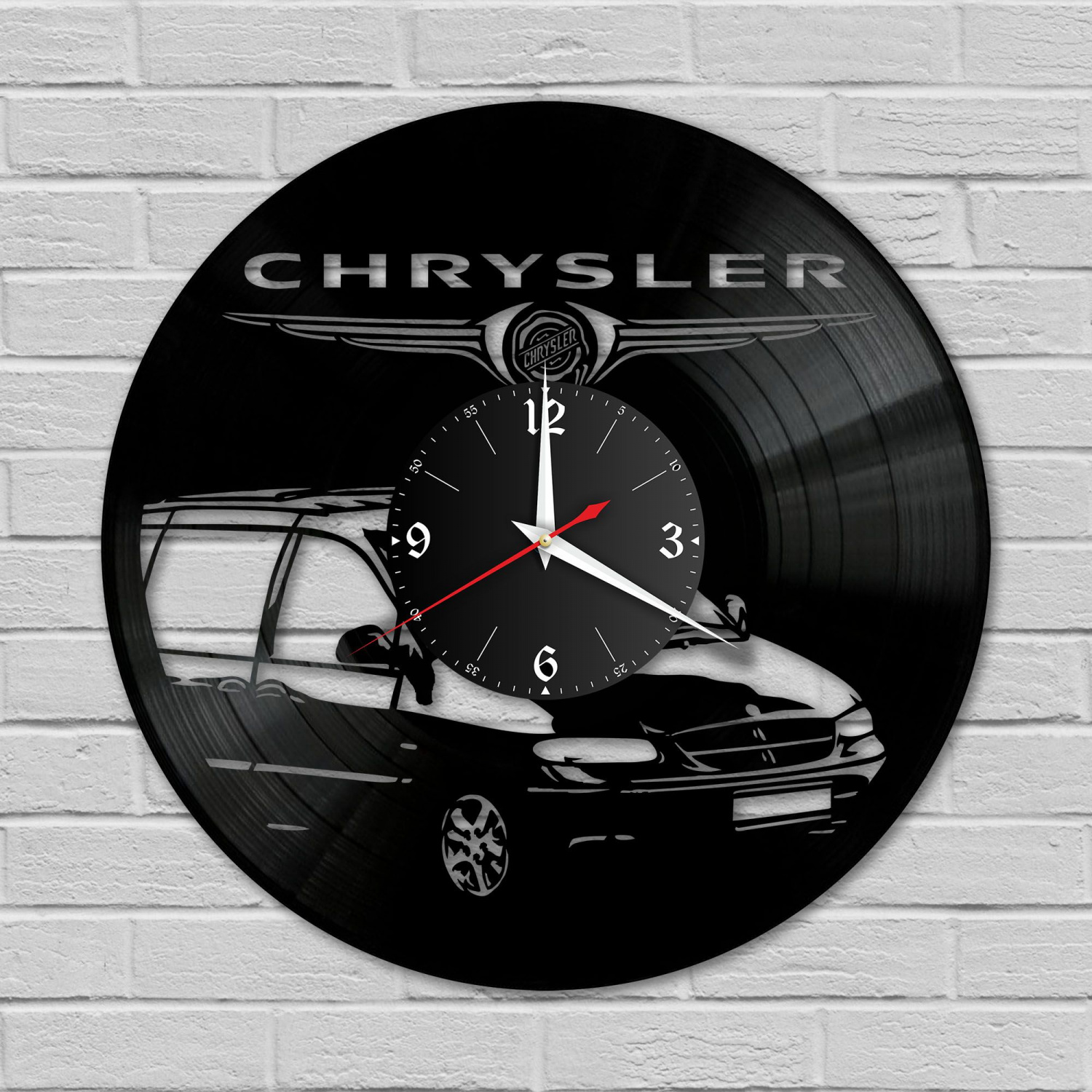Часы настенные "Chrysler" из винила, №1 VC-10409