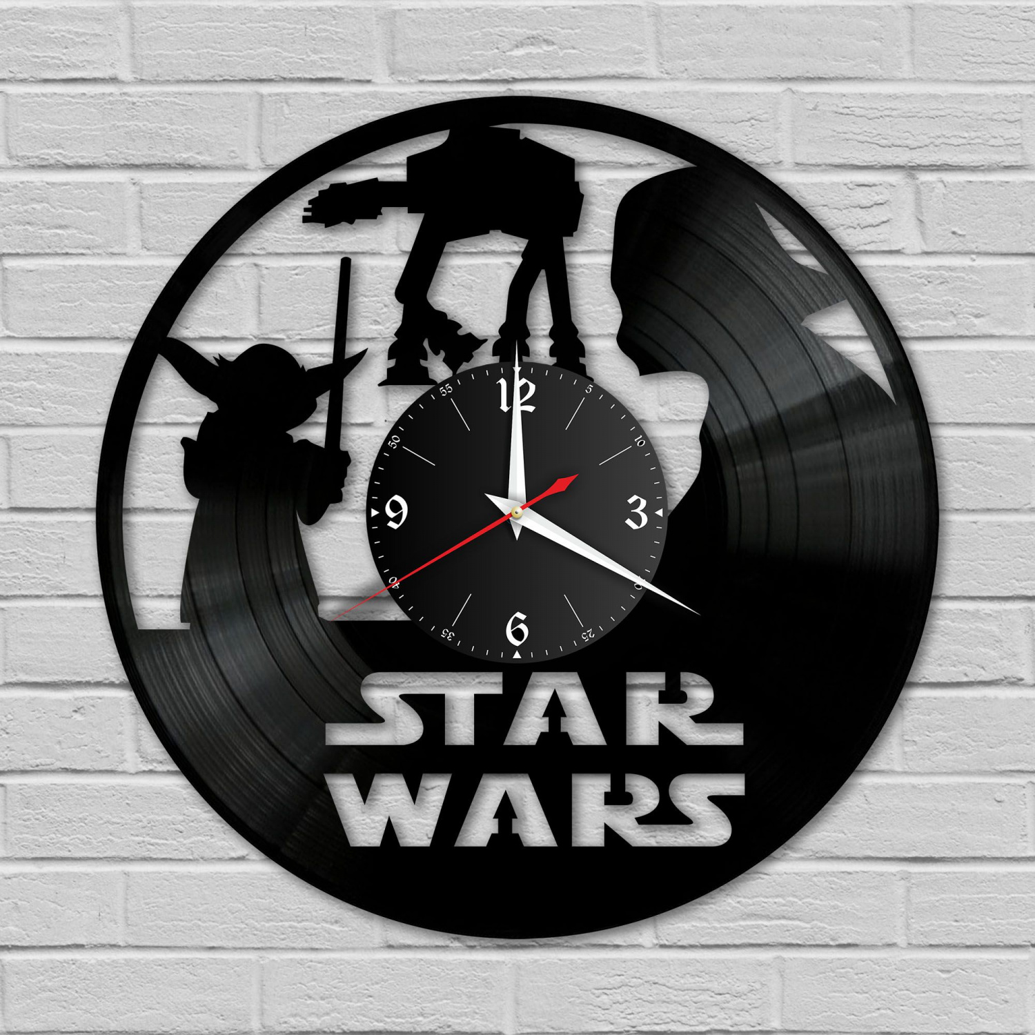 Часы настенные "Звездные Войны (Star Wars)" из винила, №7 VC-10867