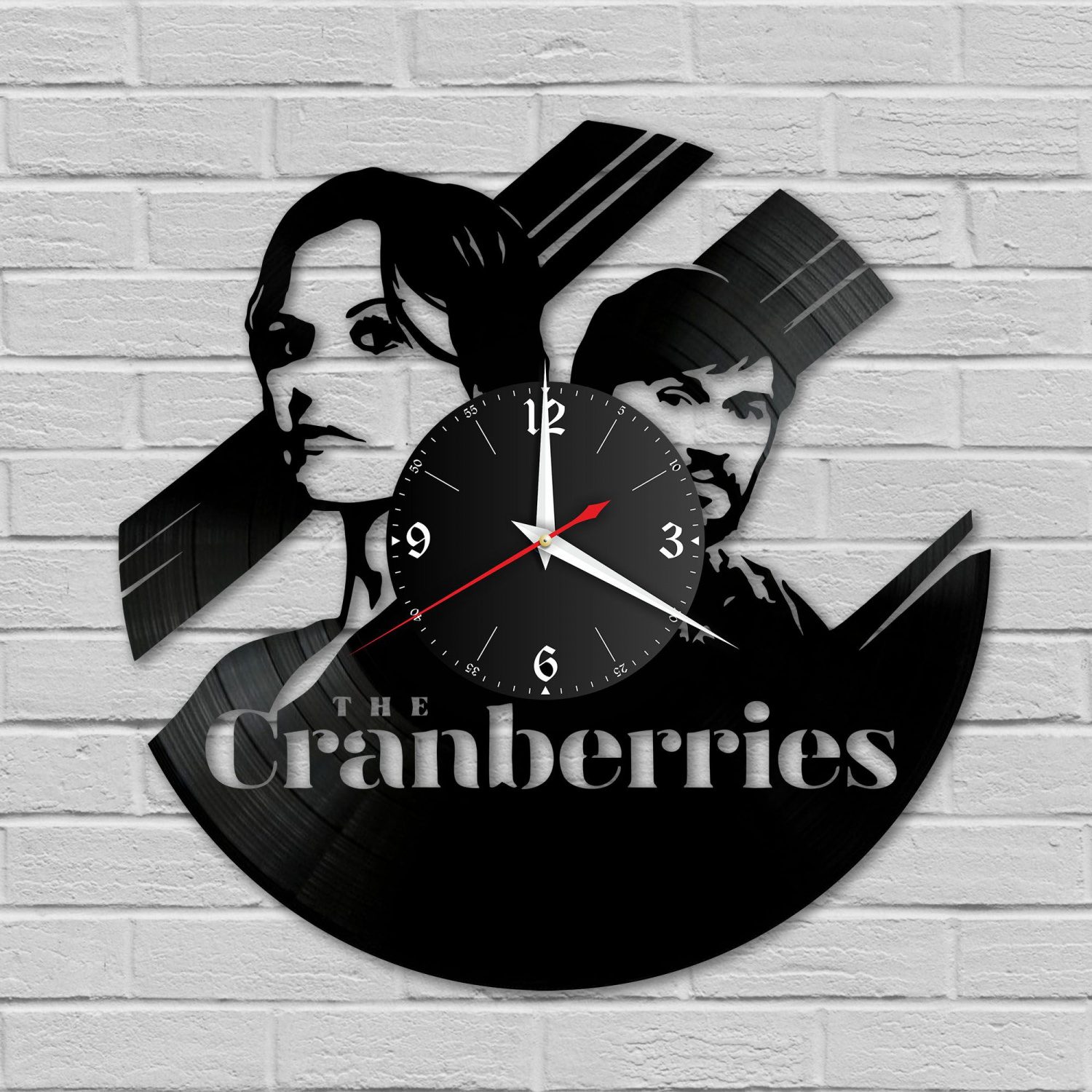 Часы настенные "группа The Cranberries" из винила, №1 VC-10169