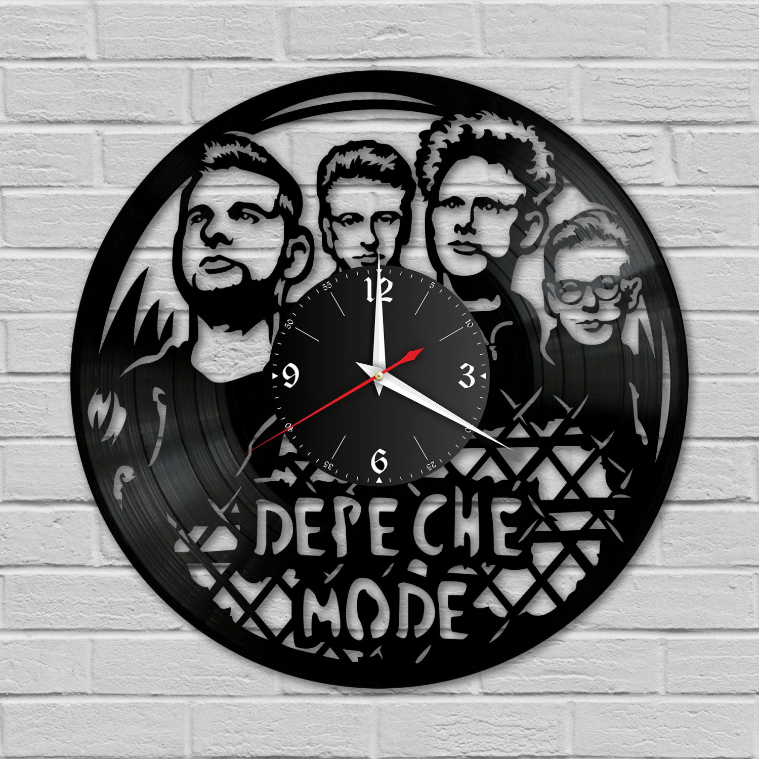 Часы настенные "группа Depeche Mode" из винила, №5 VC-10095