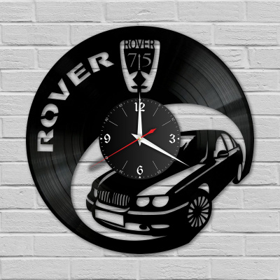 Часы настенные "Rover 75" из винила, №1