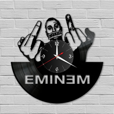 Часы настенные "Eminem" из винила, №1