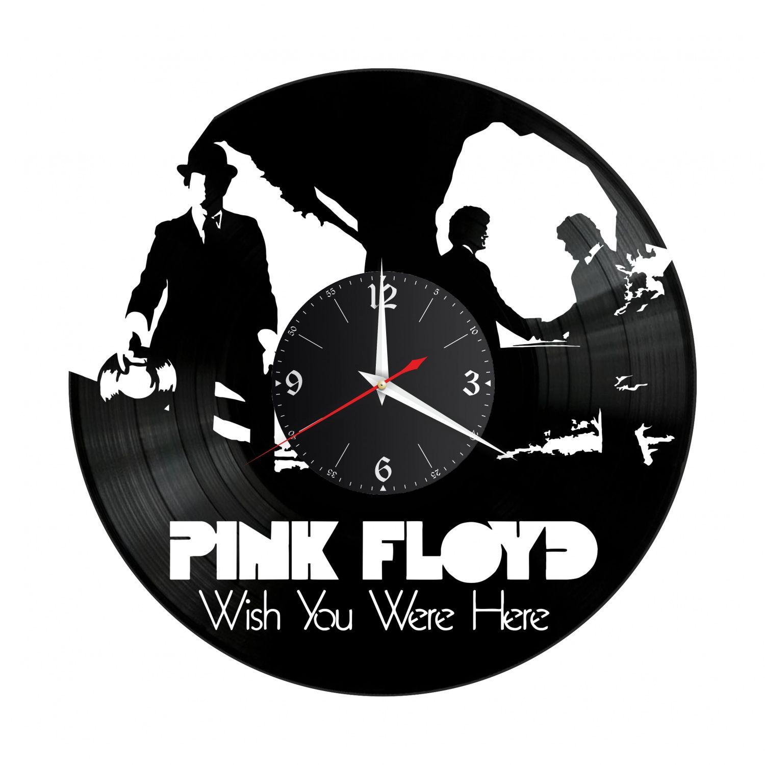 Часы настенные "Группа Pink Floyd" из винила, №2 VC-14013