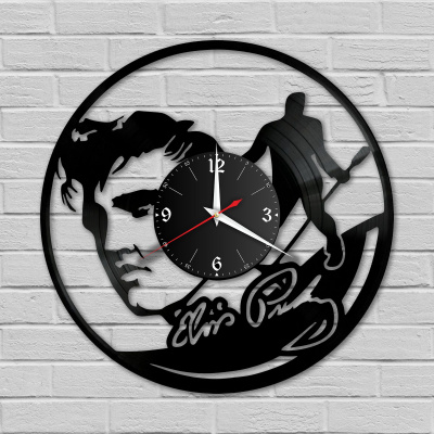 Часы настенные "Элвис Пресли (Elvis Presley)" из винила, №3