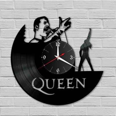 Часы настенные "группа Queen" из винила, №3
