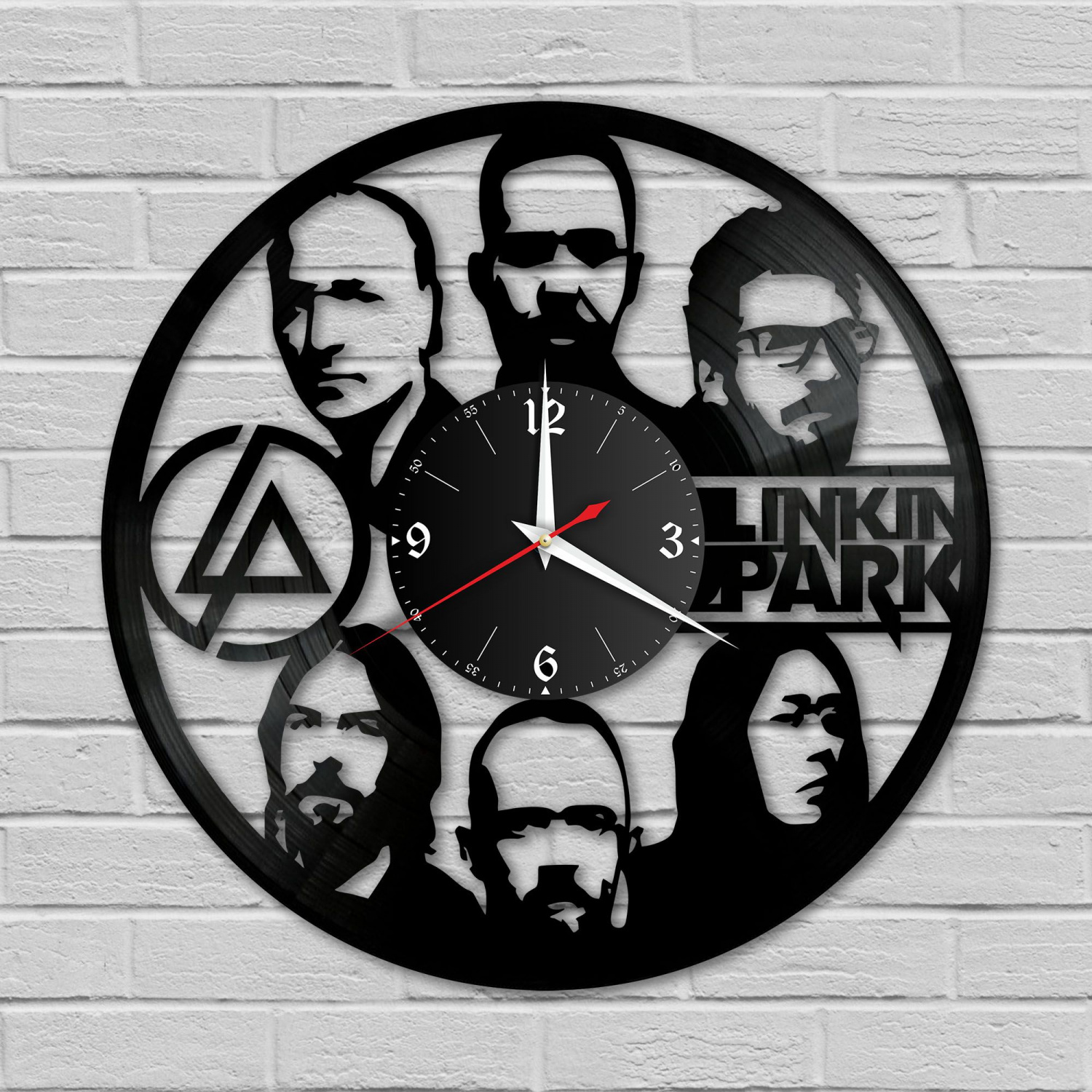 Часы настенные "группа Linkin Park" из винила, №5 VC-10113