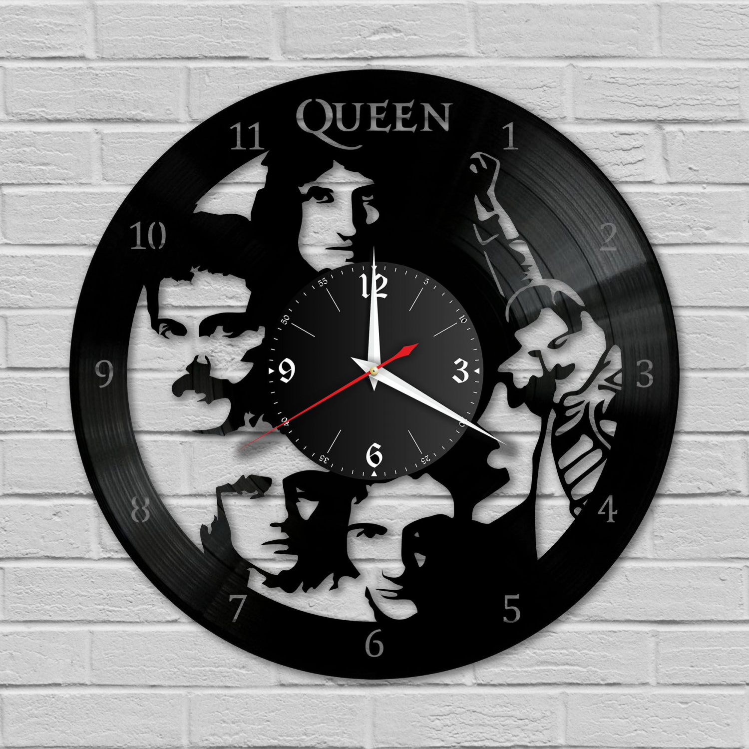 Часы настенные "группа Queen" из винила, №5 VC-10139