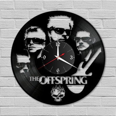 Часы настенные "группа The Offspring" из винила, №1