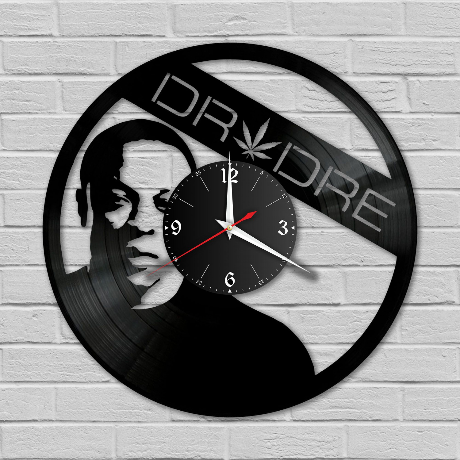 Часы настенные "Dr. Dre (Доктор Дре)" из винила, №1 VC-10280