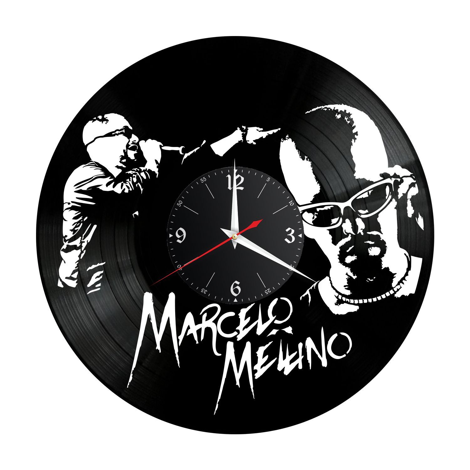 Часы настенные "Marcelo Mellino" из винила, №1 VC-12248