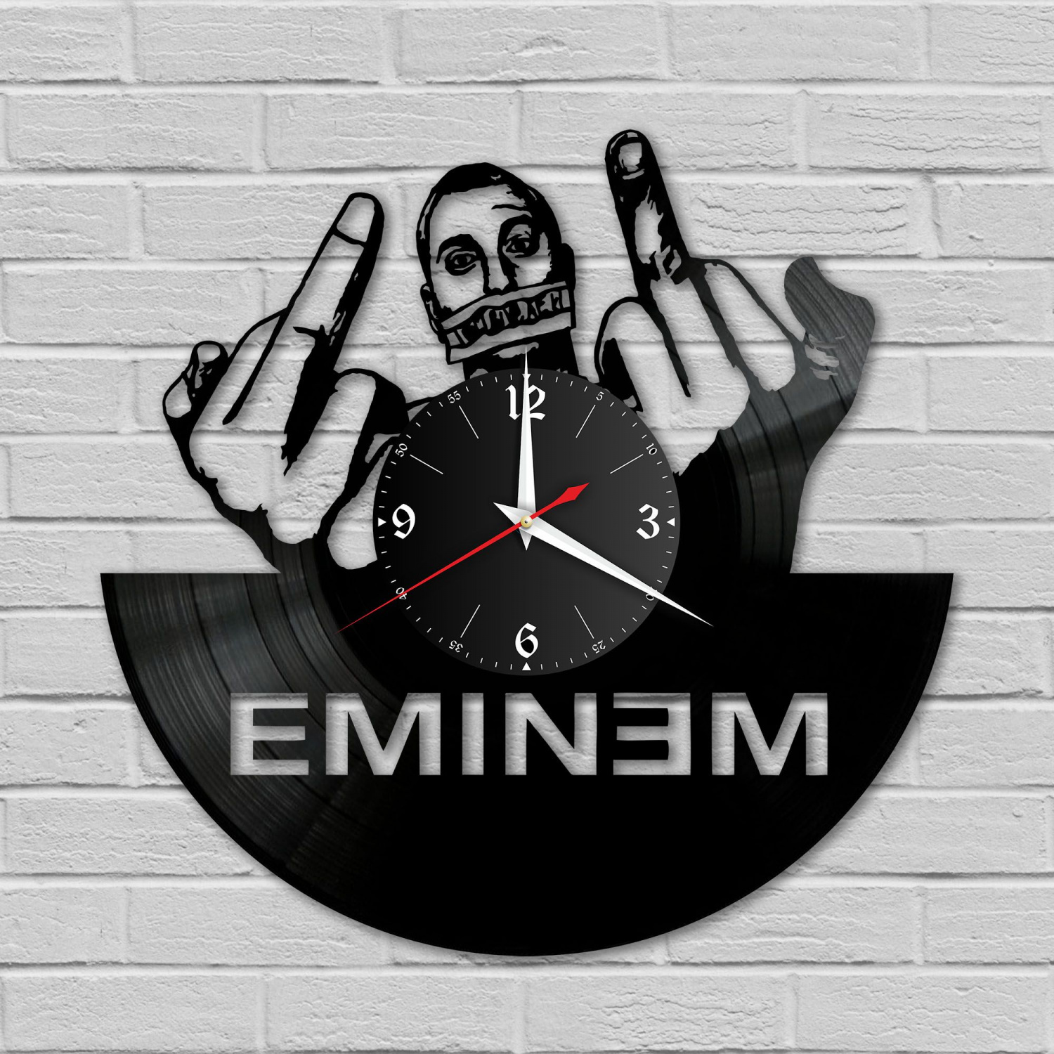 Часы настенные "Eminem" из винила, №1 VC-10281
