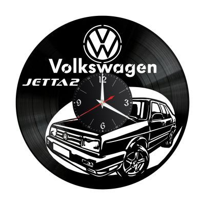 Часы настенные "Volkswagen Jetta 2" из винила, №6