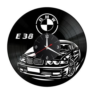 Часы настенные "БМВ (BMW E38)" из винила, №8
