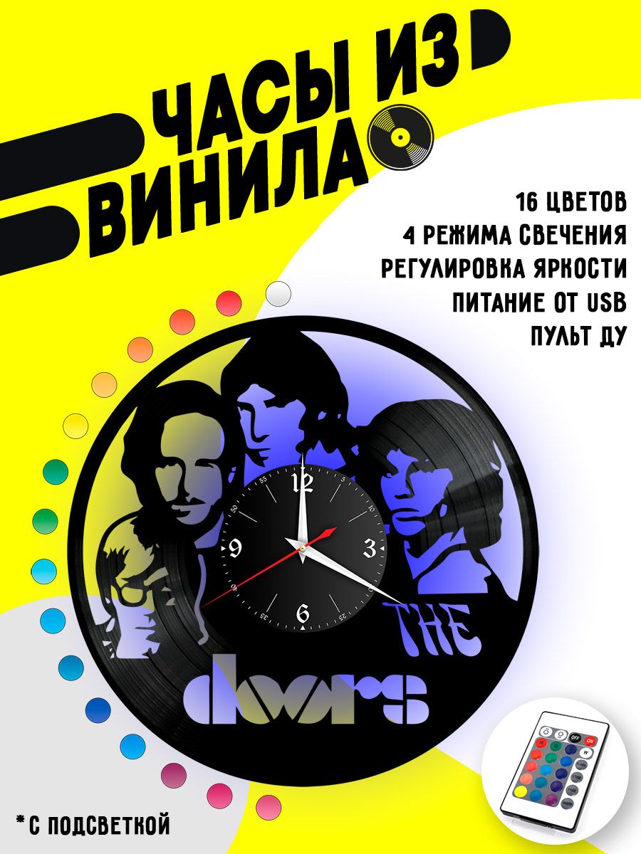 Часы с подсветкой The Doors / Дорз VC-10170-PREM