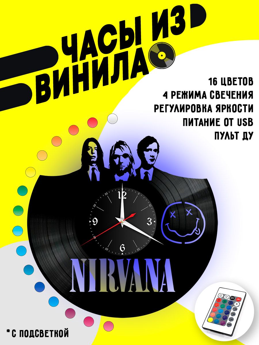 Часы с подсветкой Нирвана (Nirvana) VC-10128-PREM