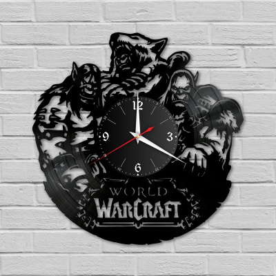 Часы настенные "Warcraft" из винила, №1