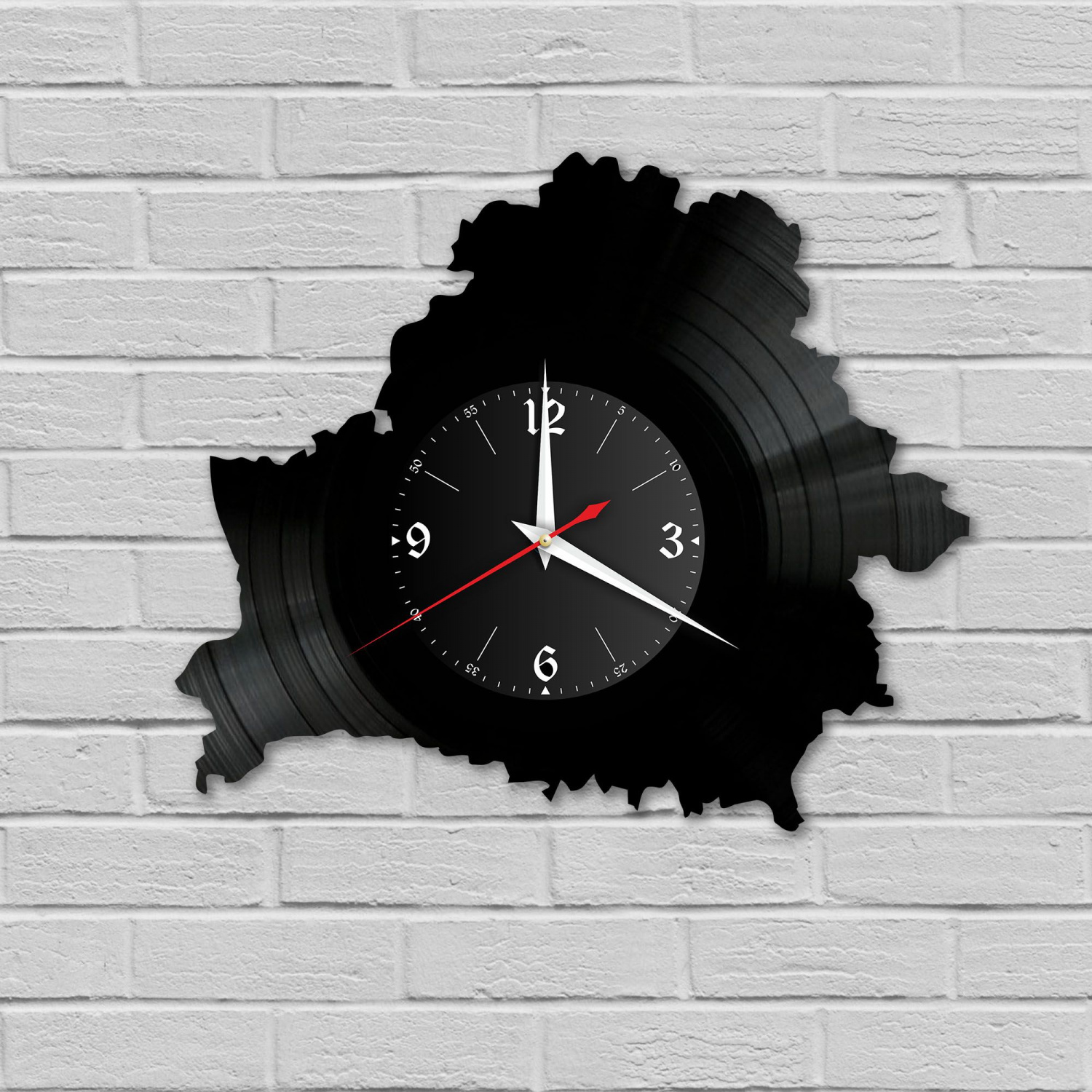 Часы настенные "Беларусь" из винила, №1 VC-10454