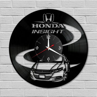 Часы настенные "Honda  Insight" из винила, №1
