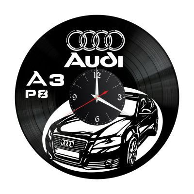 Часы настенные "Ауди A3 P8 (Audi)" из винила, №9