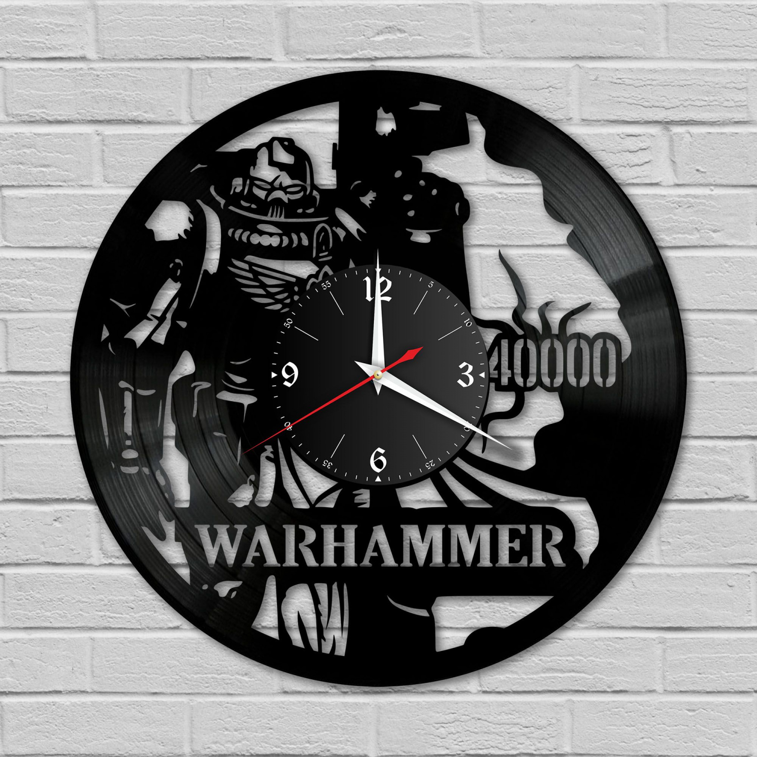 Часы настенные "Warhammer 40000" из винила, №2 VC-10566