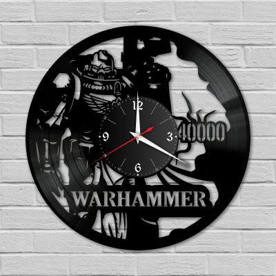 Часы настенные "Warhammer 40000" из винила, №2