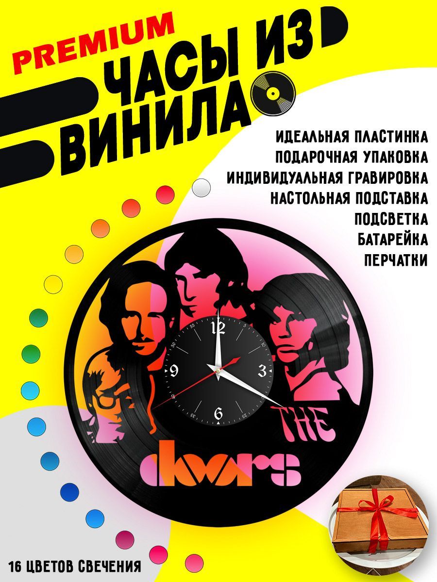 Часы с подсветкой The Doors / Дорз VC-10170-PREM