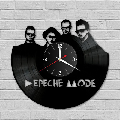 Часы настенные "группа Depeche Mode" из винила, №4