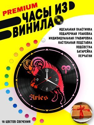 Часы с подсветкой Знаки Зодиака (Овен)