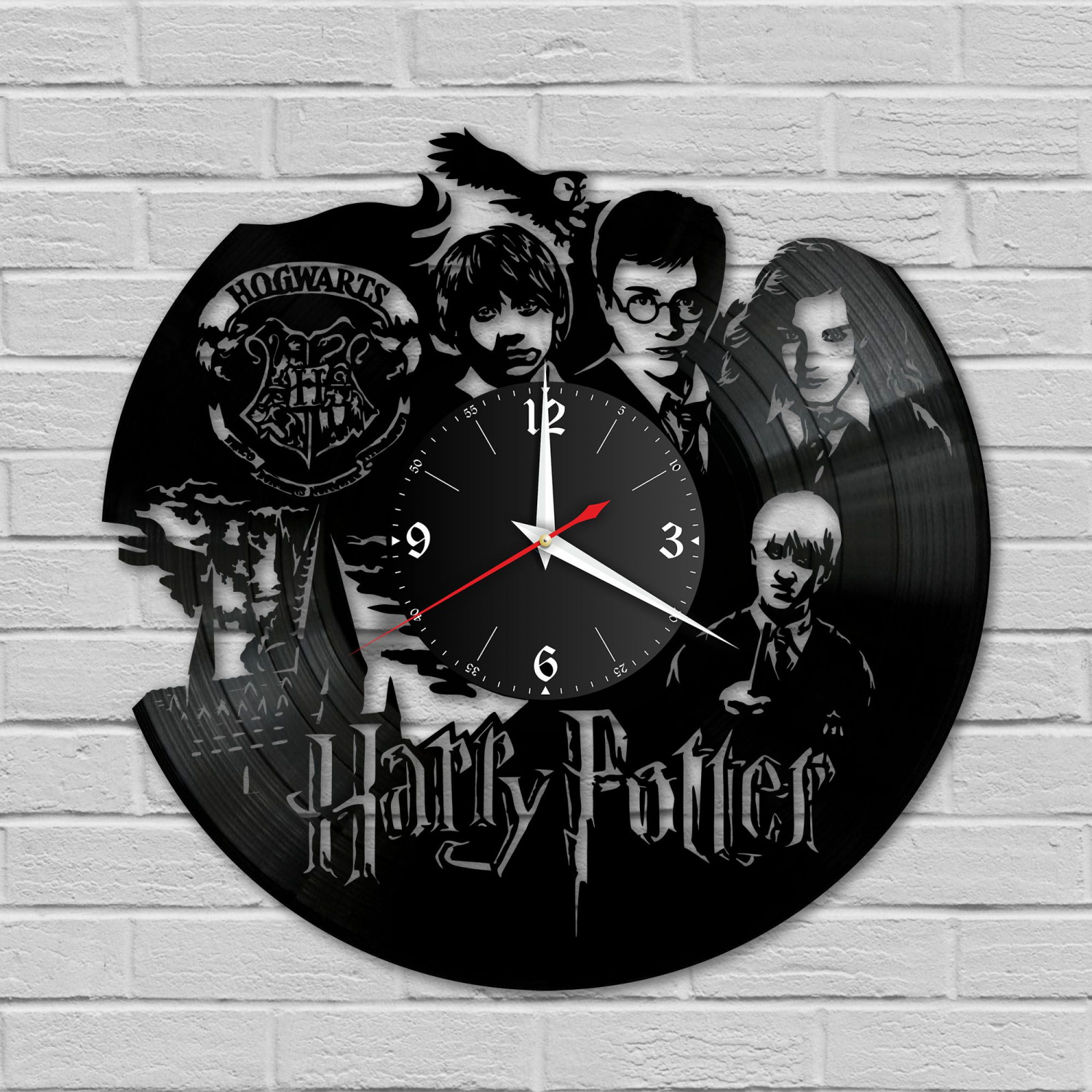 Часы настенные "Гарри Поттер" из винила, №6 VC-10858