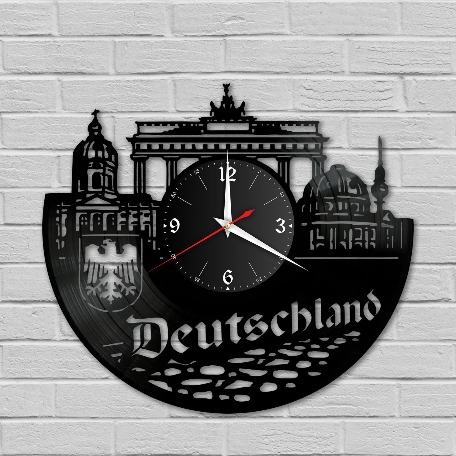 Часы настенные "Германия" из винила, №1 VC-10470