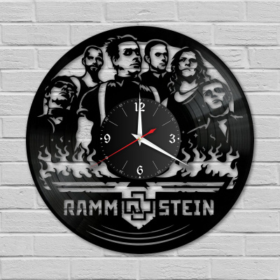 Часы настенные "группа Rammstein" из винила, №2
