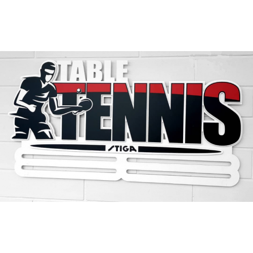 Медальница Настольный Теннис, Пинг понг RED-1712