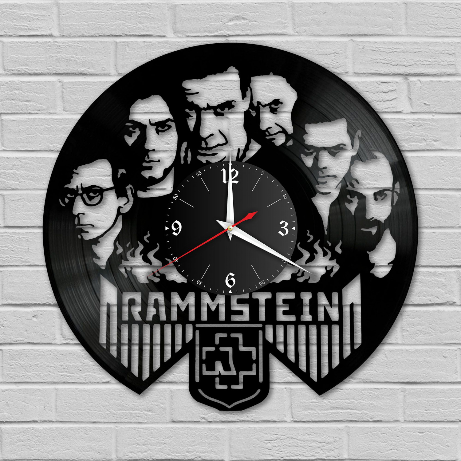 Часы настенные "группа Rammstein" из винила, №5 VC-10828