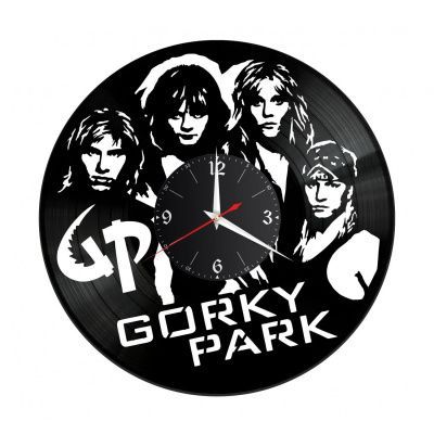 Часы настенные "Группа Парк Горького (Gorky Park)" из винила, №1