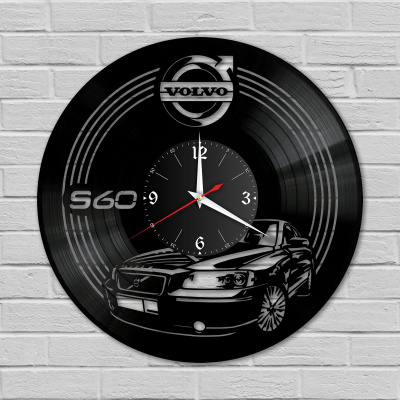 Часы настенные "Volvo (S60 1 поколения)" из винила, №3
